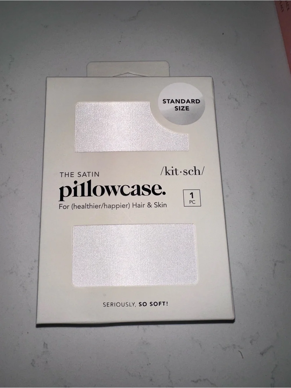 Kitsch Satin Pillowcase - Ivory